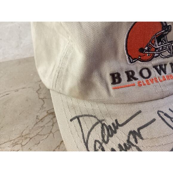 Cleveland Browns Hat Signed – Mystery Autographs – Possibly Legendary? - Picture 3 of 12